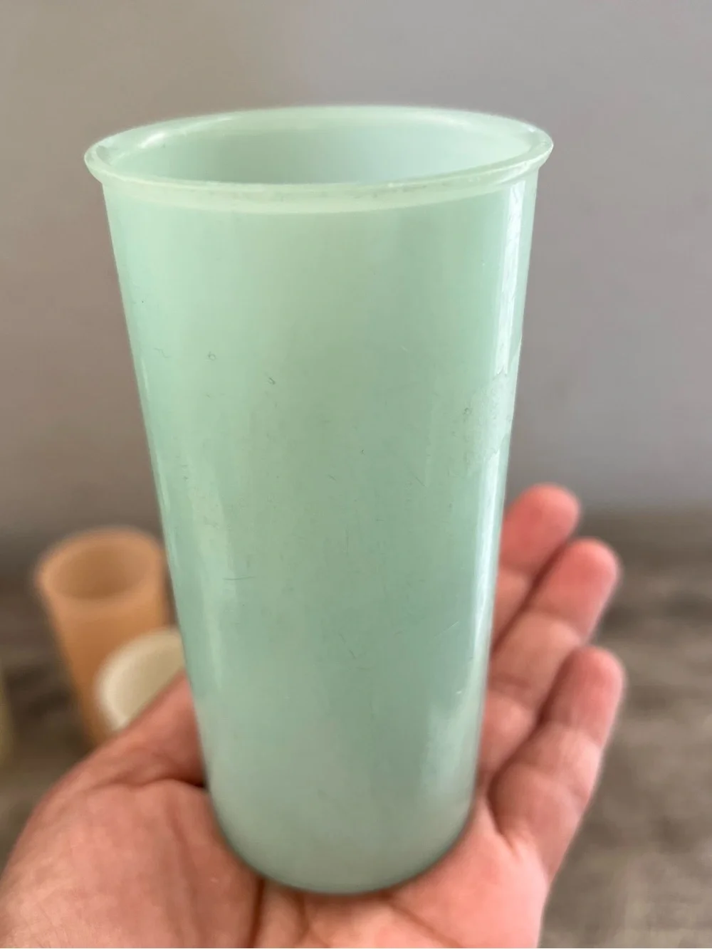 Vintage Set of 6 Retro 70s Tupperware Pastel 6oz Tumblers juice cups